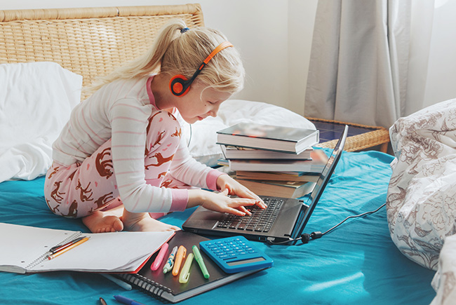 Online Learning for Kids